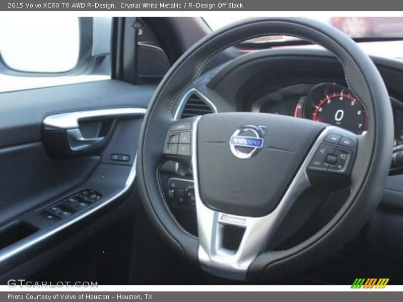 Crystal White Metallic / R-Design Off Black 2015 Volvo XC60 T6 AWD R-Design