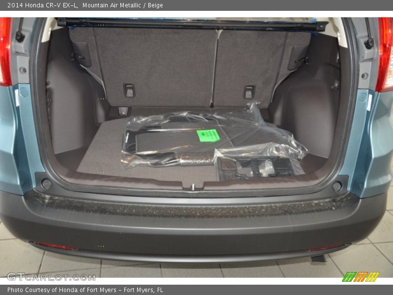 Mountain Air Metallic / Beige 2014 Honda CR-V EX-L