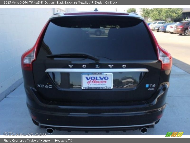 Black Sapphire Metallic / R-Design Off Black 2015 Volvo XC60 T6 AWD R-Design