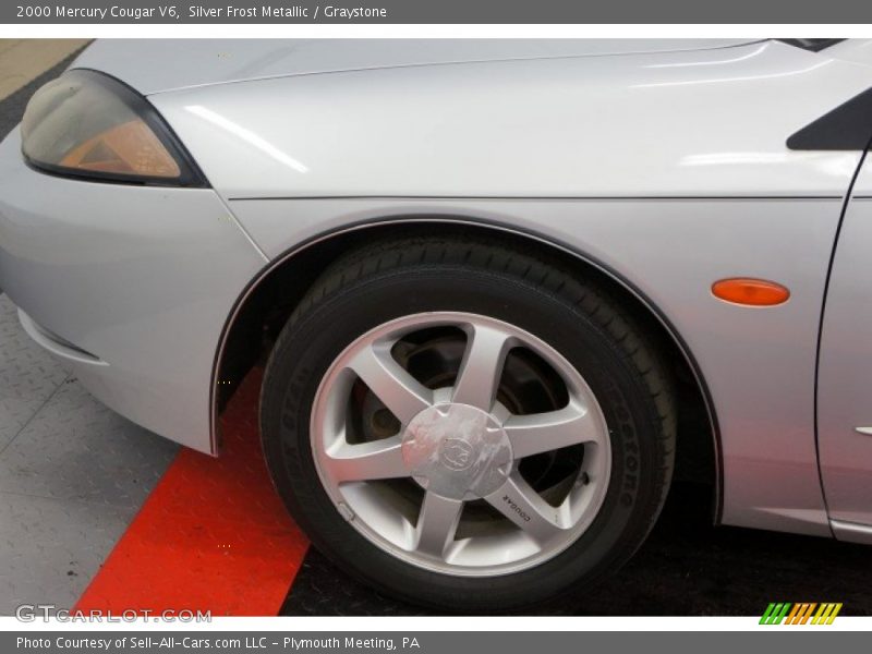 Silver Frost Metallic / Graystone 2000 Mercury Cougar V6