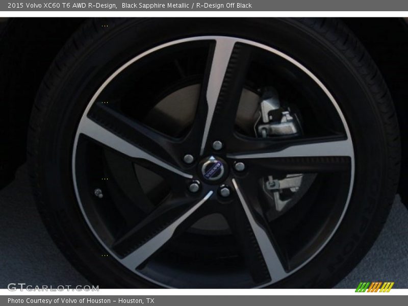 Black Sapphire Metallic / R-Design Off Black 2015 Volvo XC60 T6 AWD R-Design
