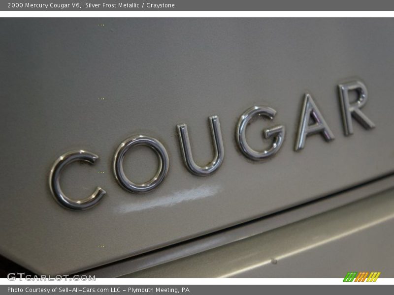 Silver Frost Metallic / Graystone 2000 Mercury Cougar V6