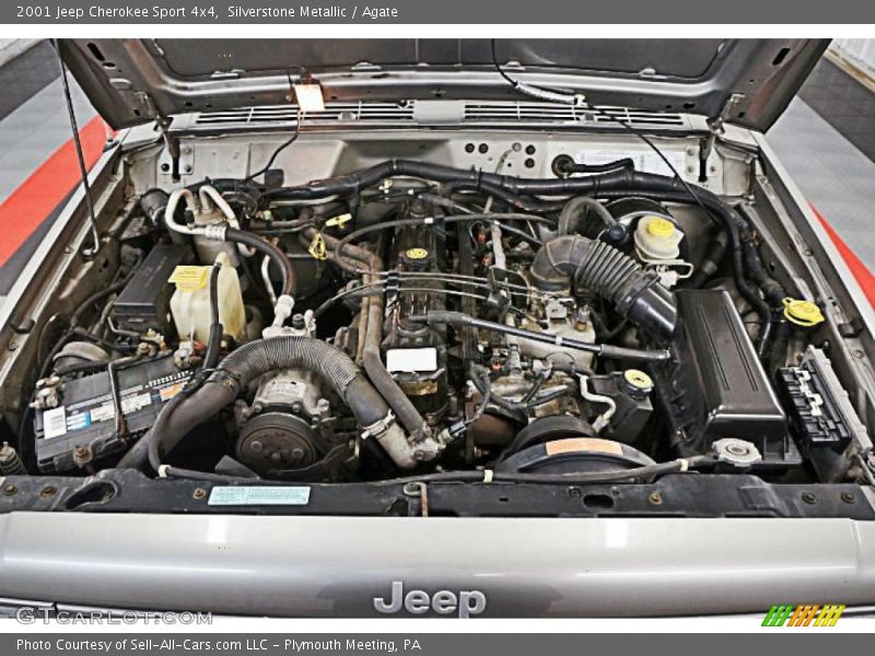 Silverstone Metallic / Agate 2001 Jeep Cherokee Sport 4x4