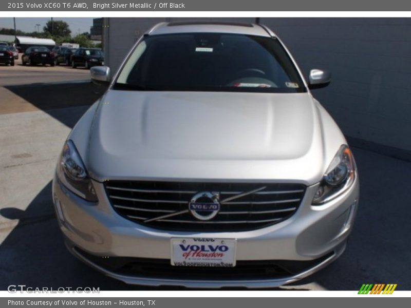 Bright Silver Metallic / Off Black 2015 Volvo XC60 T6 AWD