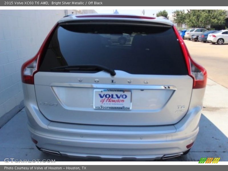 Bright Silver Metallic / Off Black 2015 Volvo XC60 T6 AWD