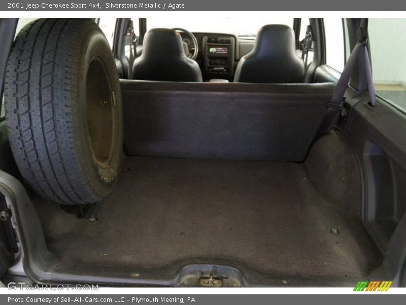 Silverstone Metallic / Agate 2001 Jeep Cherokee Sport 4x4