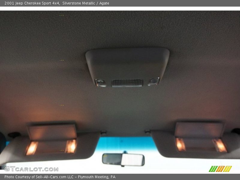 Silverstone Metallic / Agate 2001 Jeep Cherokee Sport 4x4