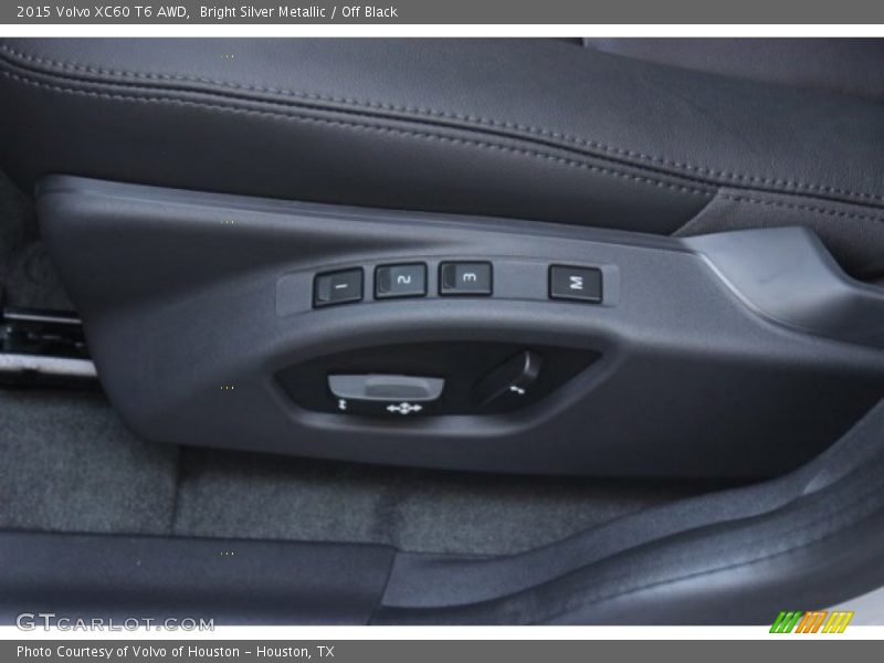 Bright Silver Metallic / Off Black 2015 Volvo XC60 T6 AWD