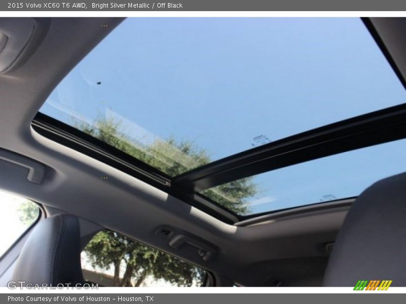 Bright Silver Metallic / Off Black 2015 Volvo XC60 T6 AWD