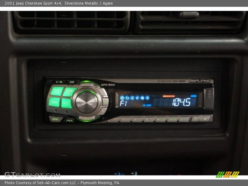 Silverstone Metallic / Agate 2001 Jeep Cherokee Sport 4x4