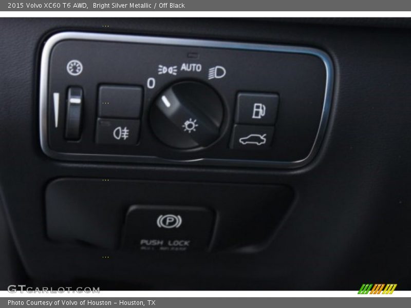 Bright Silver Metallic / Off Black 2015 Volvo XC60 T6 AWD