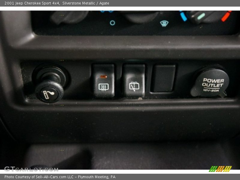 Silverstone Metallic / Agate 2001 Jeep Cherokee Sport 4x4