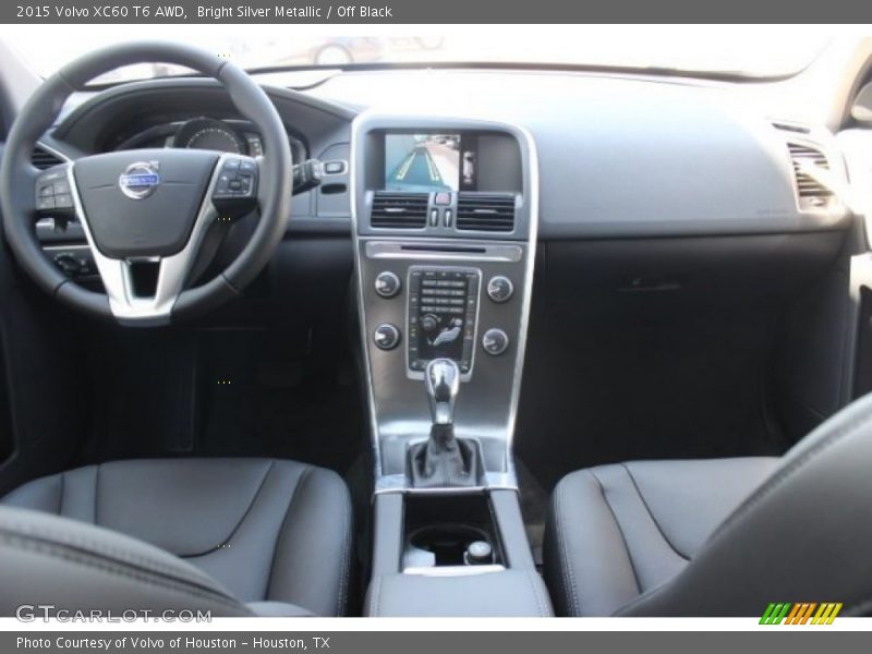 Bright Silver Metallic / Off Black 2015 Volvo XC60 T6 AWD