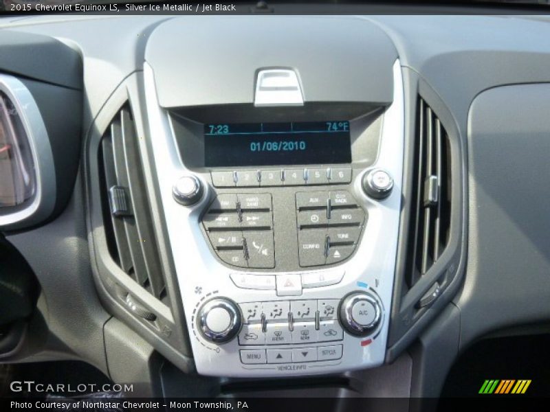 Silver Ice Metallic / Jet Black 2015 Chevrolet Equinox LS