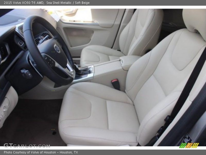 Sea Shell Metallic / Soft Beige 2015 Volvo XC60 T6 AWD