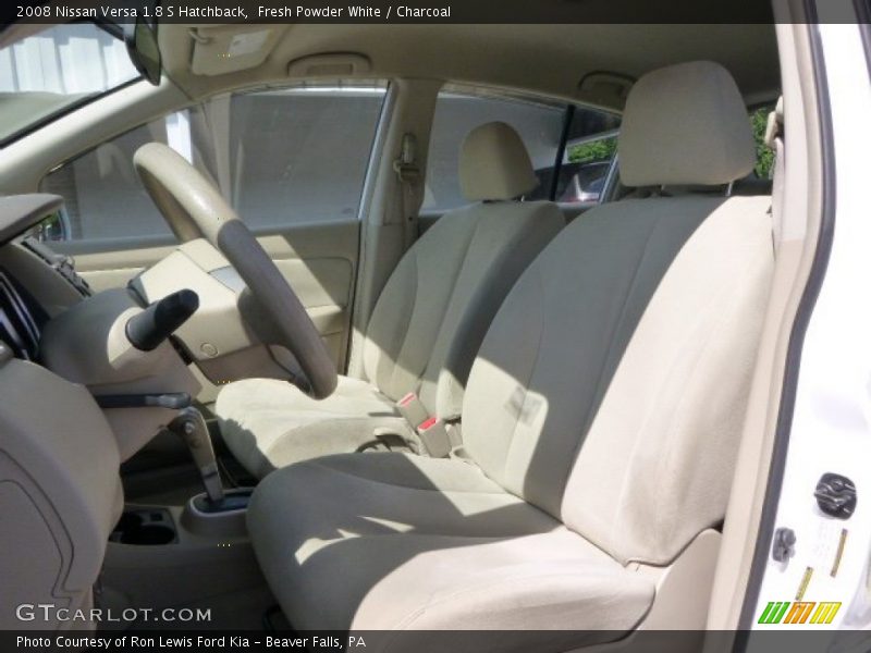 Fresh Powder White / Charcoal 2008 Nissan Versa 1.8 S Hatchback