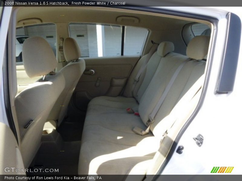 Fresh Powder White / Charcoal 2008 Nissan Versa 1.8 S Hatchback
