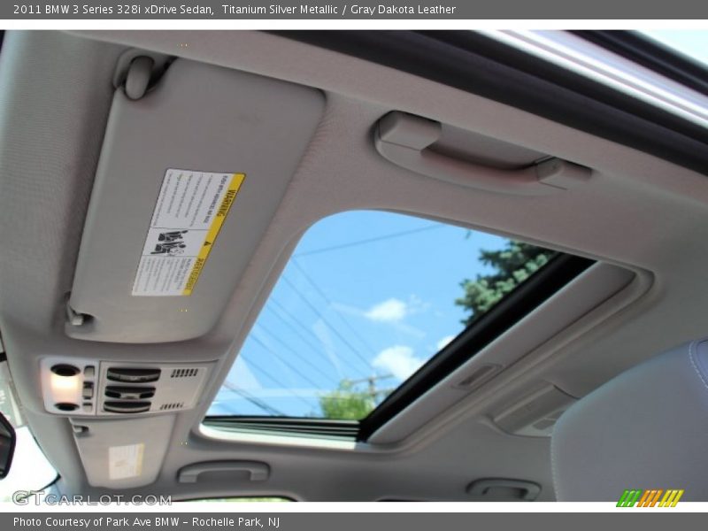 Titanium Silver Metallic / Gray Dakota Leather 2011 BMW 3 Series 328i xDrive Sedan