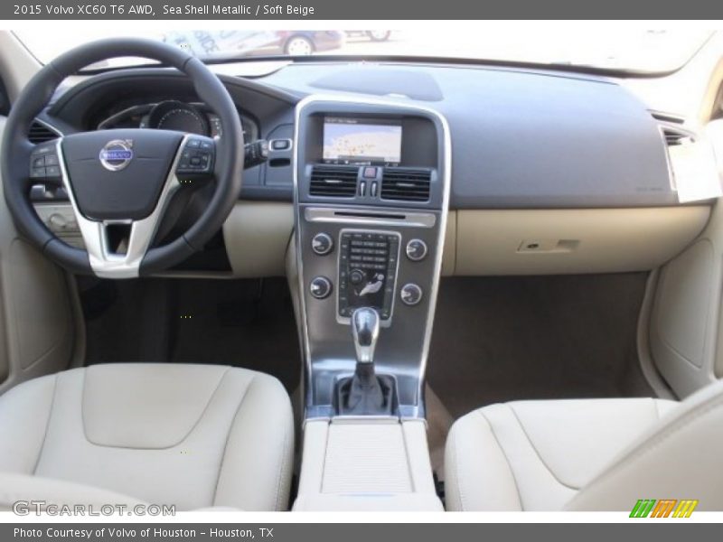 Sea Shell Metallic / Soft Beige 2015 Volvo XC60 T6 AWD