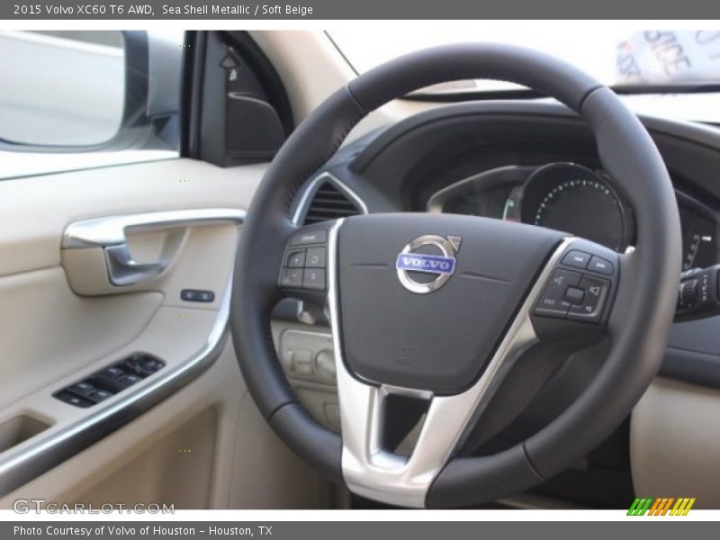 Sea Shell Metallic / Soft Beige 2015 Volvo XC60 T6 AWD