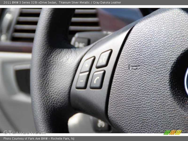 Titanium Silver Metallic / Gray Dakota Leather 2011 BMW 3 Series 328i xDrive Sedan