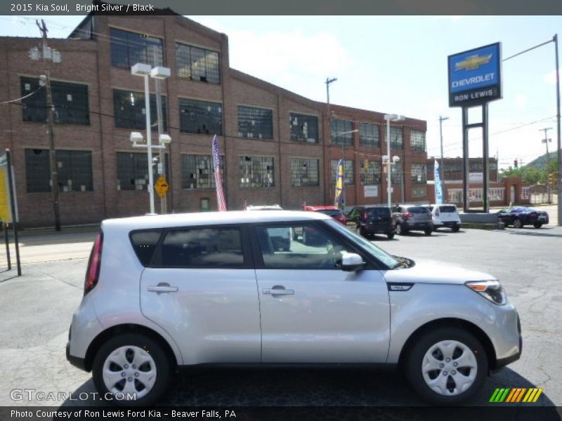 Bright Silver / Black 2015 Kia Soul