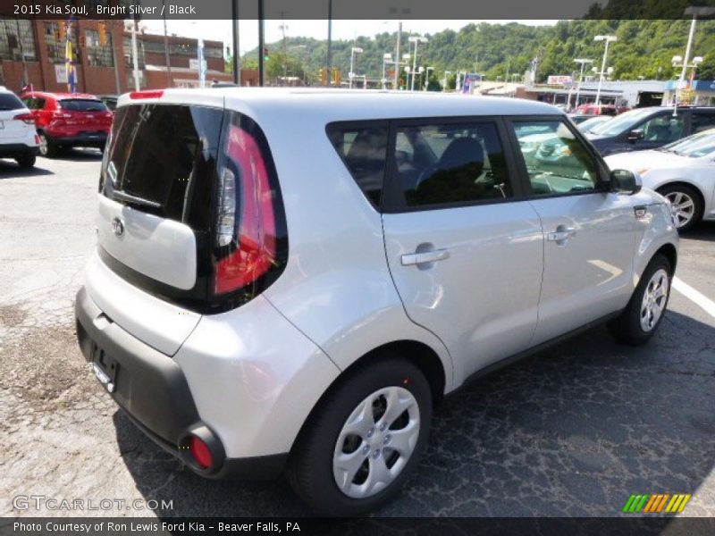 Bright Silver / Black 2015 Kia Soul