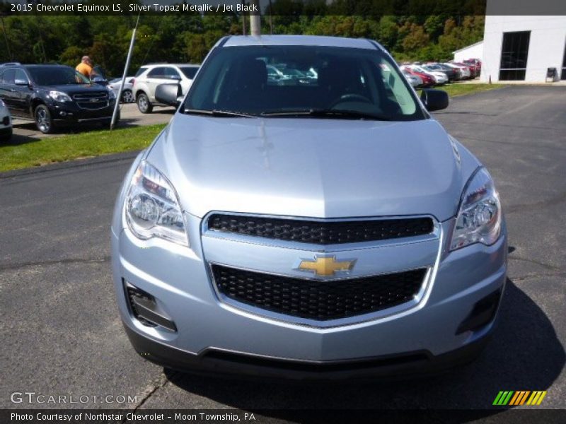 Silver Topaz Metallic / Jet Black 2015 Chevrolet Equinox LS