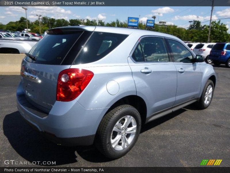 Silver Topaz Metallic / Jet Black 2015 Chevrolet Equinox LS