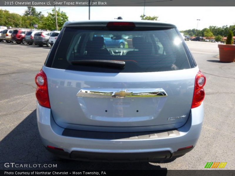 Silver Topaz Metallic / Jet Black 2015 Chevrolet Equinox LS