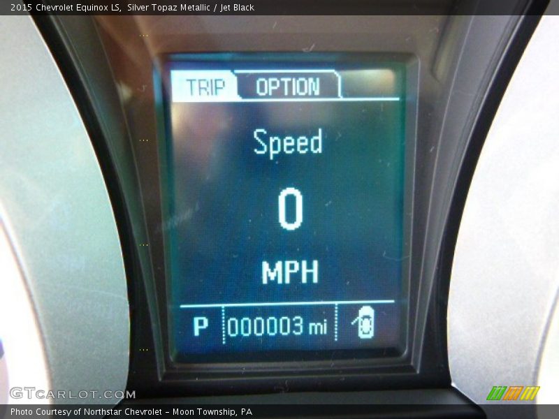Silver Topaz Metallic / Jet Black 2015 Chevrolet Equinox LS