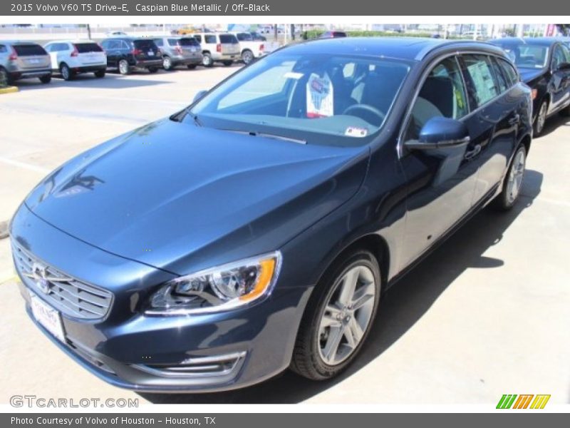 Caspian Blue Metallic / Off-Black 2015 Volvo V60 T5 Drive-E