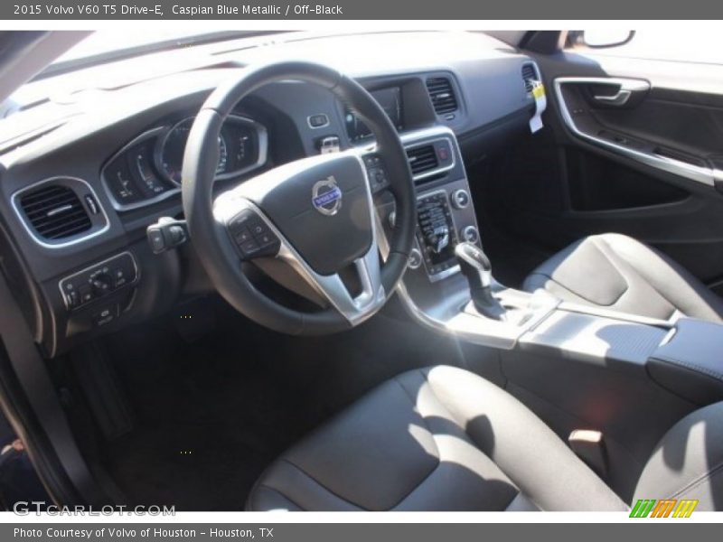 Caspian Blue Metallic / Off-Black 2015 Volvo V60 T5 Drive-E