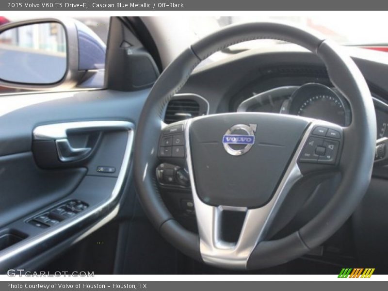 Caspian Blue Metallic / Off-Black 2015 Volvo V60 T5 Drive-E