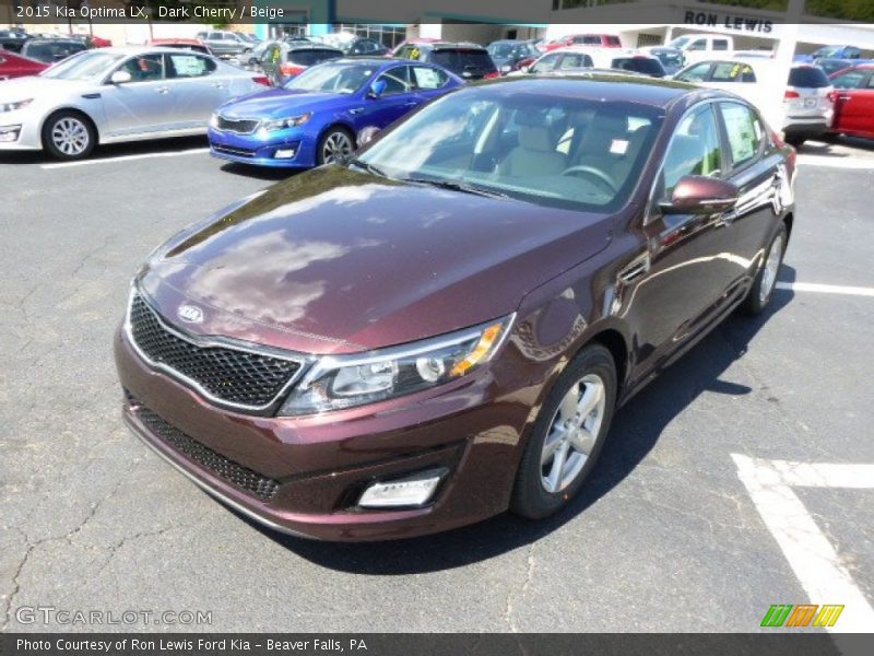 Dark Cherry / Beige 2015 Kia Optima LX