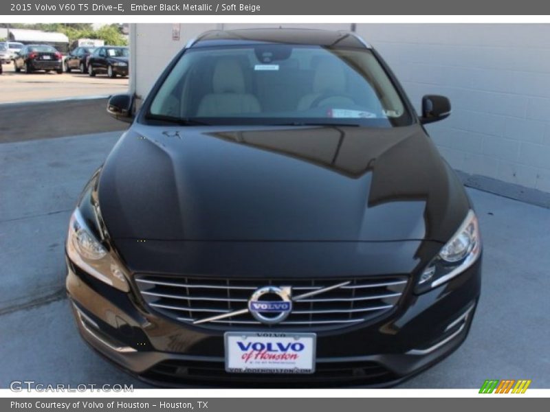 Ember Black Metallic / Soft Beige 2015 Volvo V60 T5 Drive-E