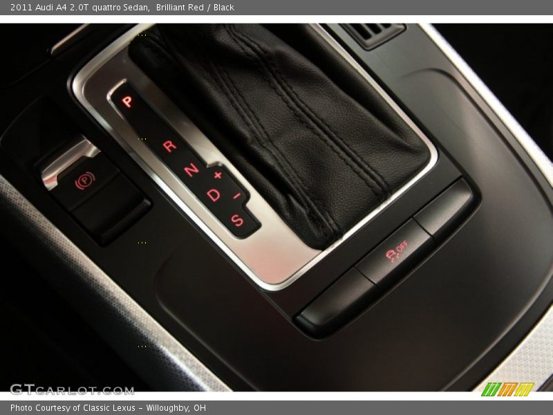 Brilliant Red / Black 2011 Audi A4 2.0T quattro Sedan