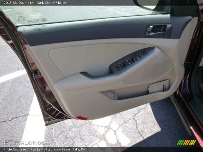 Dark Cherry / Beige 2015 Kia Optima LX