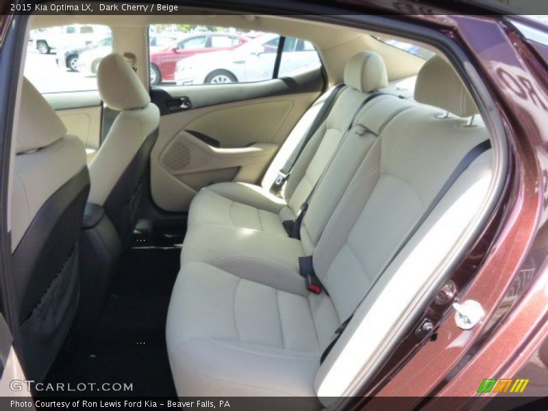 Dark Cherry / Beige 2015 Kia Optima LX