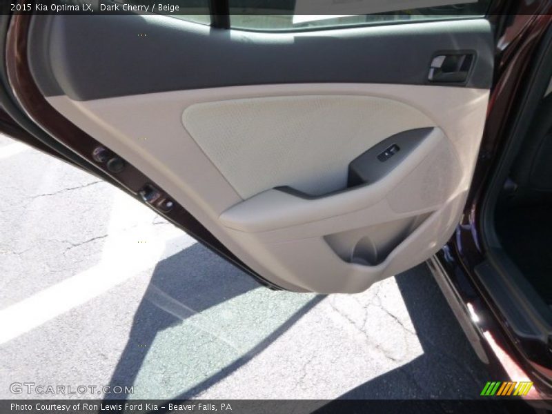 Dark Cherry / Beige 2015 Kia Optima LX