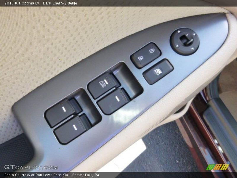 Dark Cherry / Beige 2015 Kia Optima LX