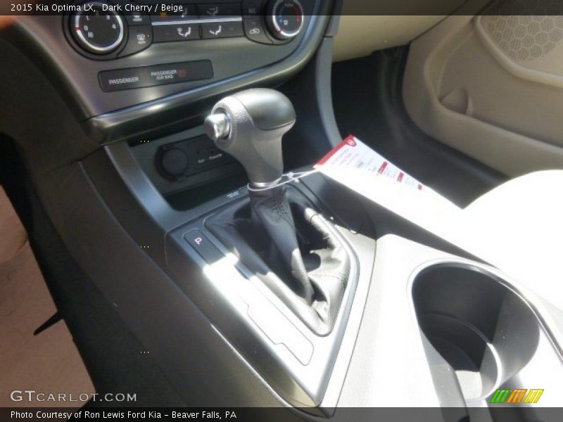 Dark Cherry / Beige 2015 Kia Optima LX