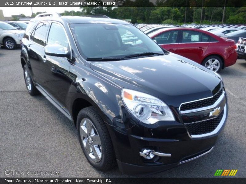 Black Granite Metallic / Jet Black 2015 Chevrolet Equinox LTZ