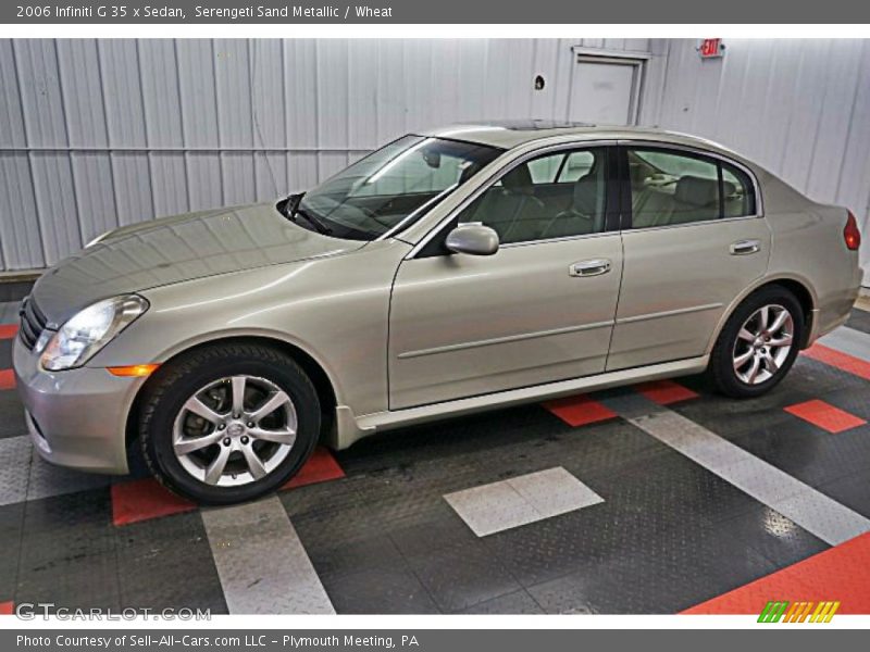 Serengeti Sand Metallic / Wheat 2006 Infiniti G 35 x Sedan