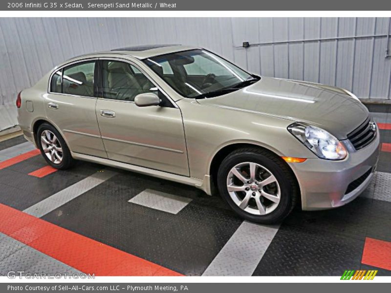 Front 3/4 View of 2006 G 35 x Sedan