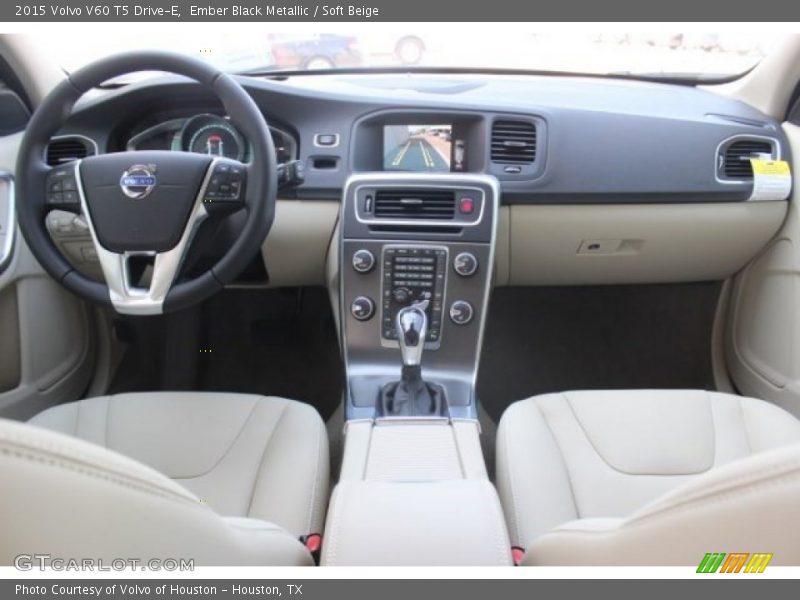 Ember Black Metallic / Soft Beige 2015 Volvo V60 T5 Drive-E
