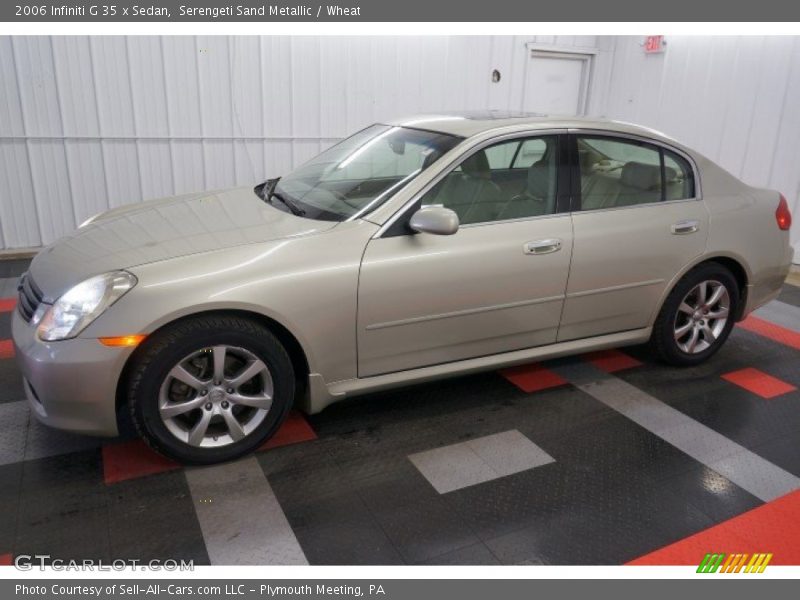 Serengeti Sand Metallic / Wheat 2006 Infiniti G 35 x Sedan