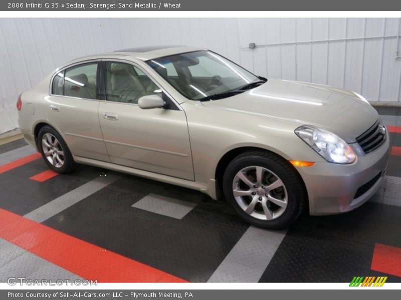 Serengeti Sand Metallic / Wheat 2006 Infiniti G 35 x Sedan