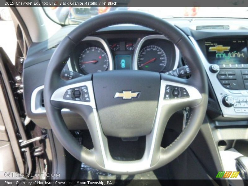 Black Granite Metallic / Jet Black 2015 Chevrolet Equinox LTZ