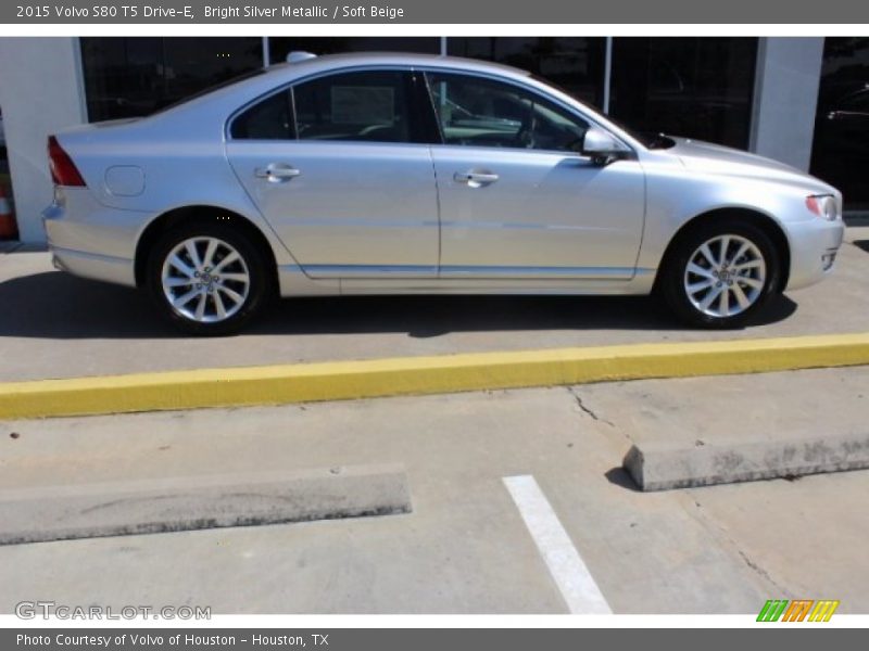 Bright Silver Metallic / Soft Beige 2015 Volvo S80 T5 Drive-E